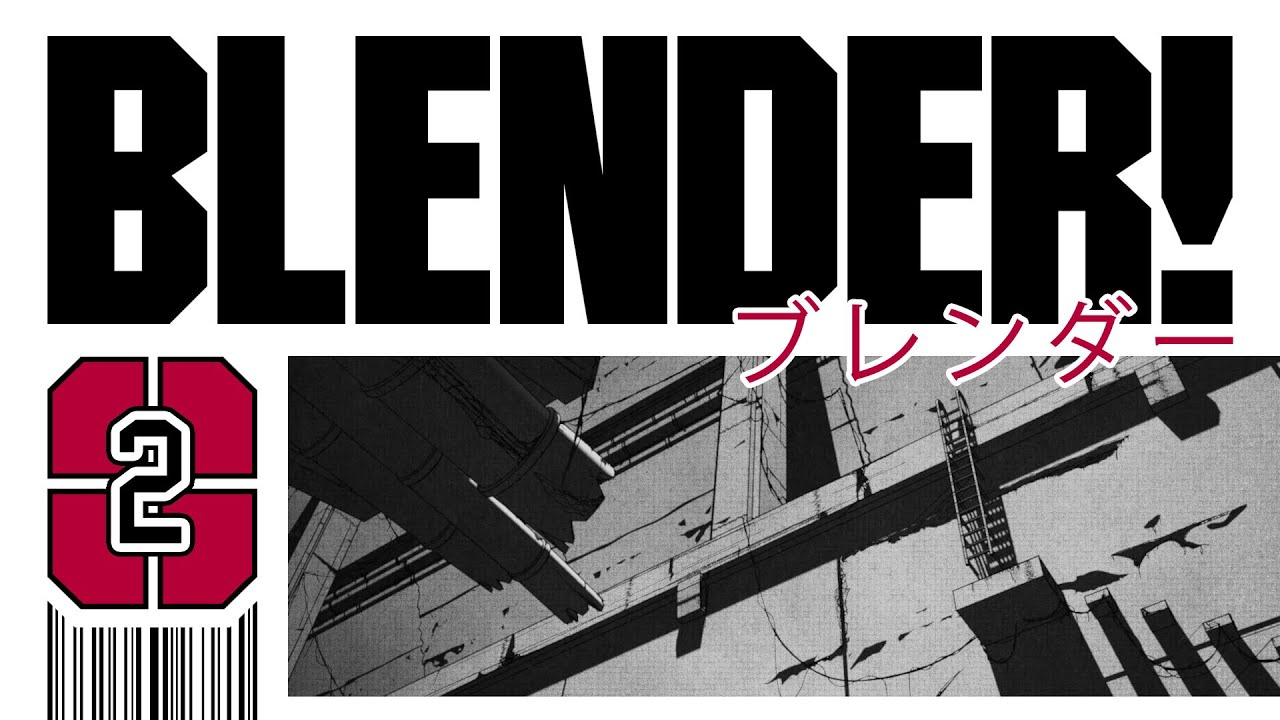 BLENDER! - Manga Style Animation (BLAME! Edition) - Material Creation (Part 1) - Tutorial