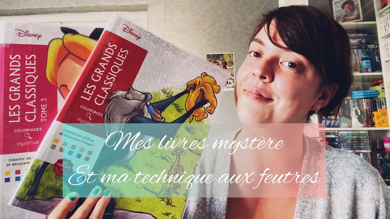 Mes livres mystère et ma technique aux feutres