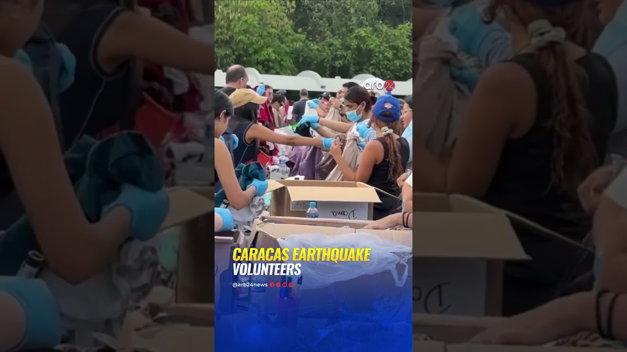 Hundreds of volunteers pack aid after deadly Venezuela earthquakes