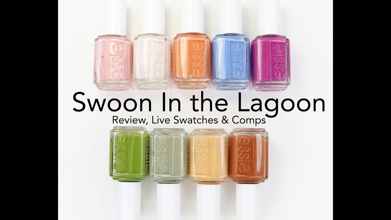 Essie Swoon In the Lagoon: Review, Live Swatches and Comparisons