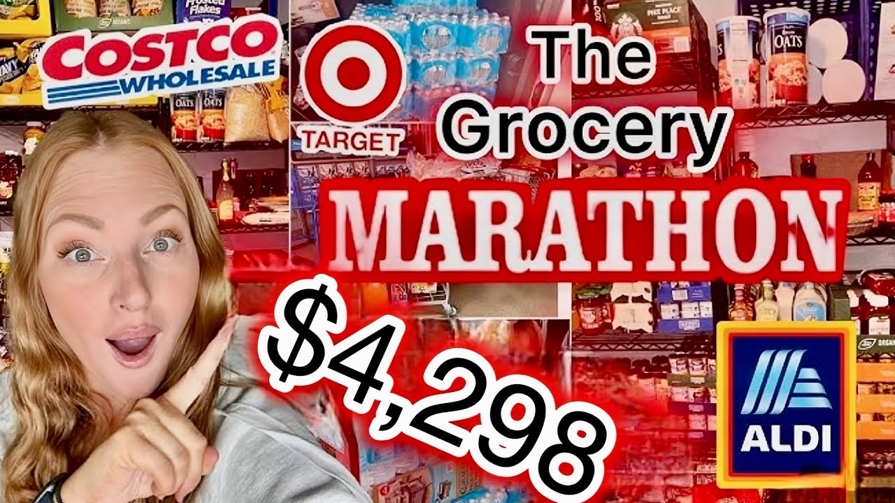 ✨NEW✨ ENORMOUS  Grocery ￼ MARATHON Haul / LARGE Family  $4,298 Later 