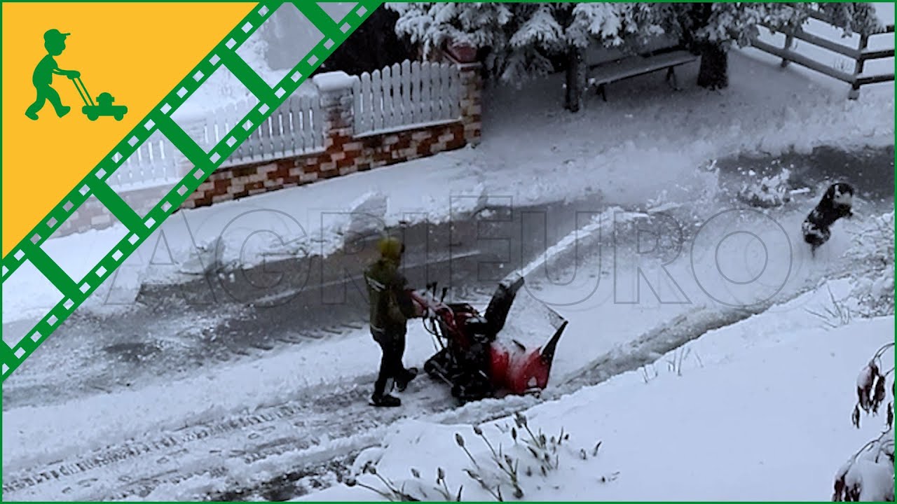 Spazzaneve cingolato a scoppio GeoTech STP1176 TEL fresa 76cm &ndash; un utilizzo efficace e 