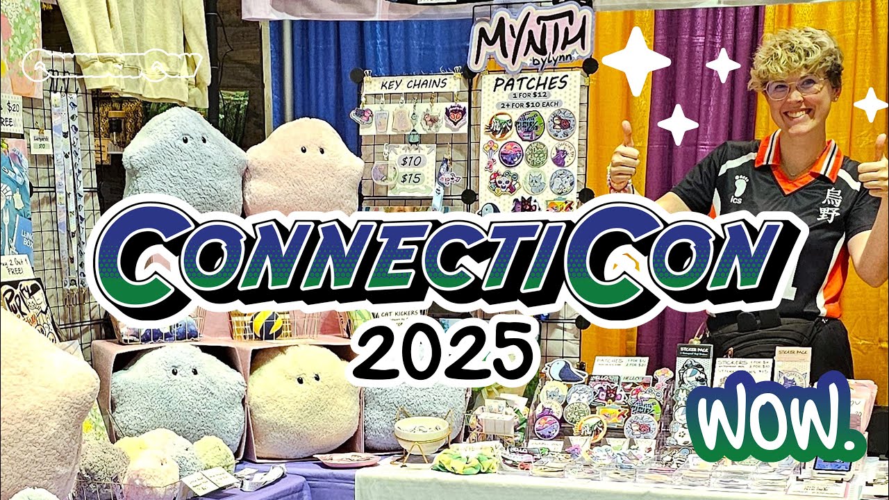 A Surprisingly Great Con | Connecticon 2025 Artist Alley Vlog