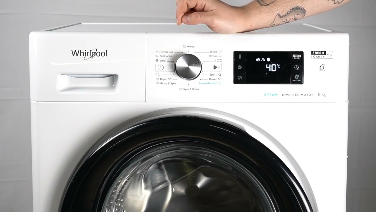 Стиральная машина Whirlpool FFB 8458 BV - Обзор всех циклов | Изучите все программы стирки и настрой