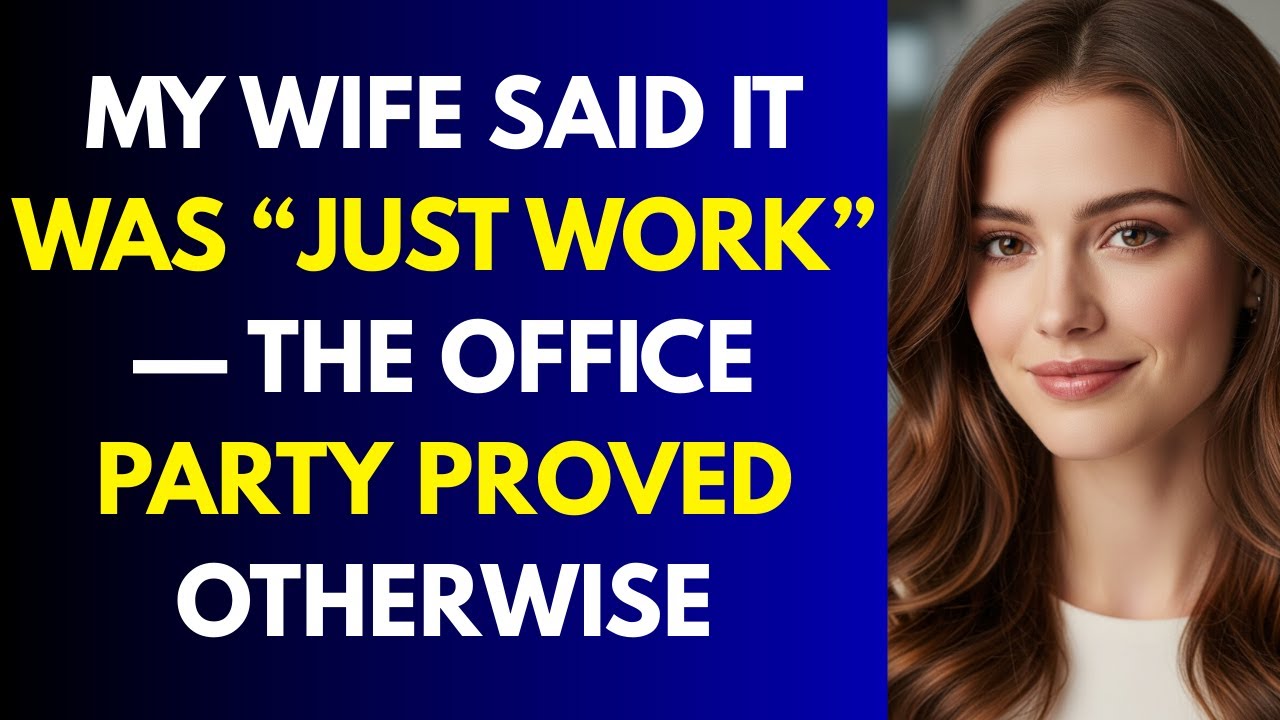 My Wife Said It Was “Just Work” — The Office Party Proved Otherwise
