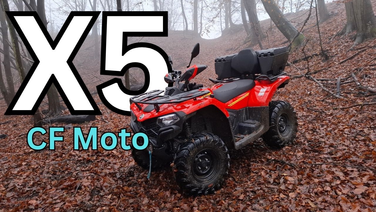 😱Plimbare pe CEATA cu CF Moto 520L 2025