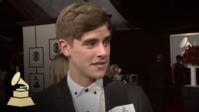 Connor Franta with Tyler Oakley | Red Carpet | 58th GRAMMYs