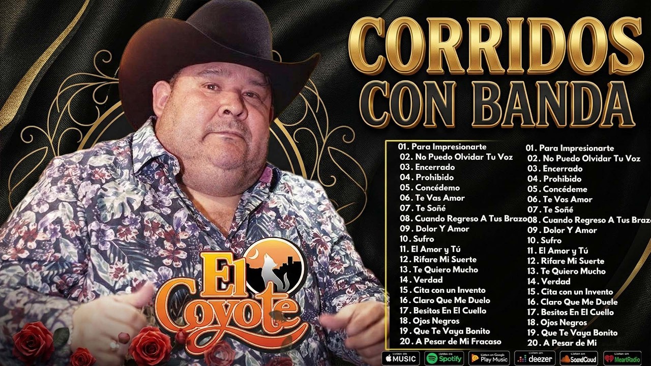 El Coyote y Su Banda Tierra Santa 🌵 Banda Romántica Para Viajar en Carretera | Mix Romántico 2026