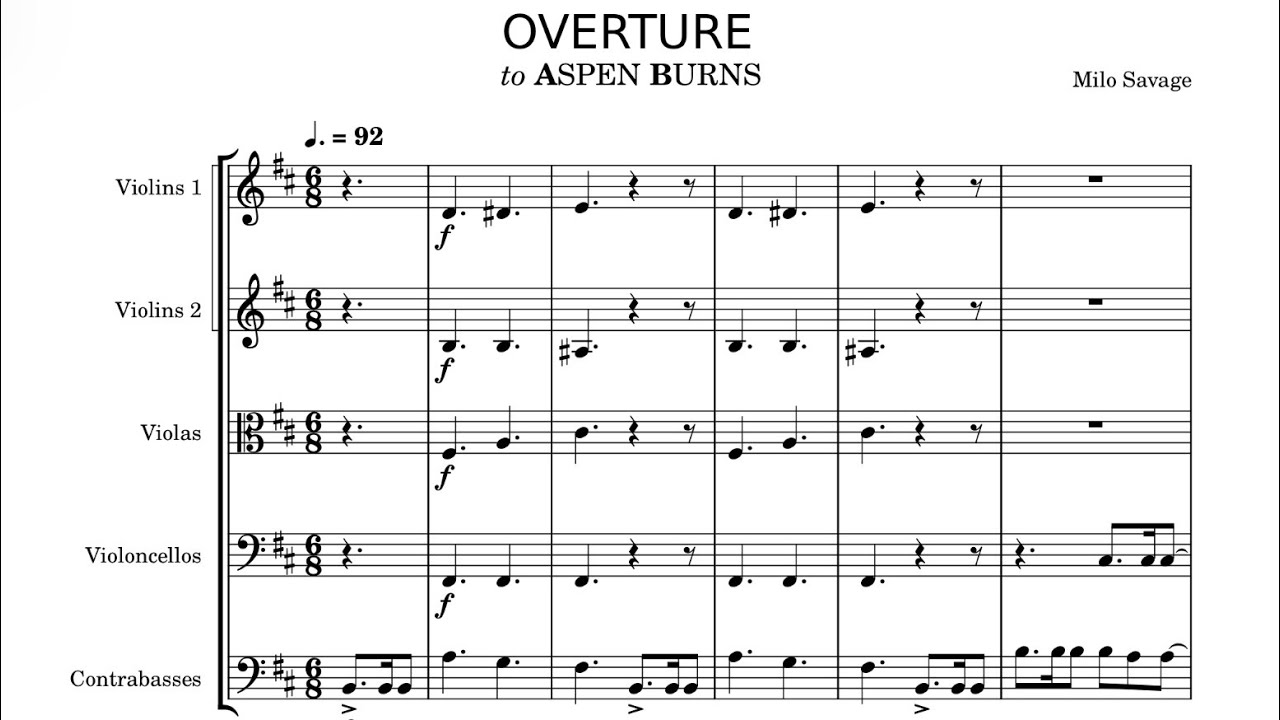 Overture to Aspen Burns (The Tragedy Of)
