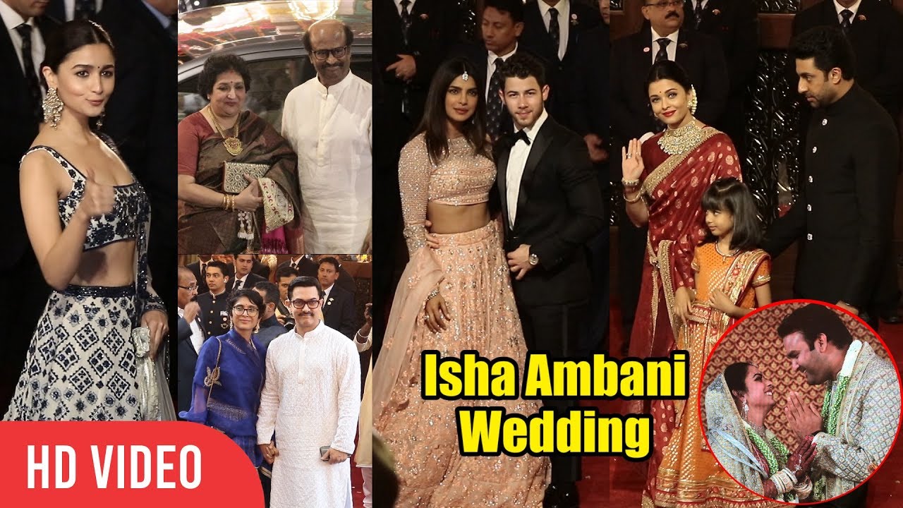 Isha Ambani-Anand Piramal Wedding | FULL VIDEO | Priyanka-Nick, Aishwarya-Abhishek, Alia Bhatt