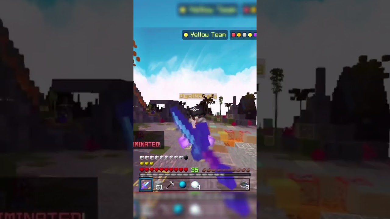mineville is the best server (Hive Skywars Minecraft Bedrock) #shorts #minecraft #hive