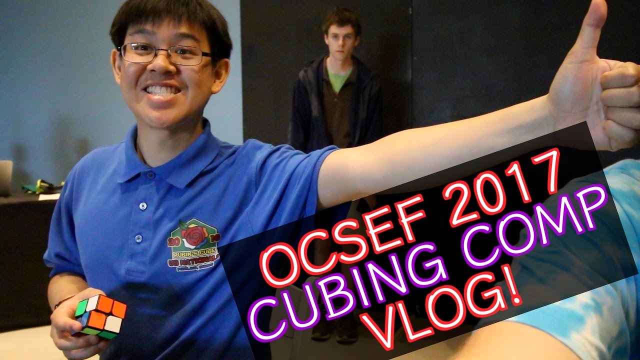 OCSEF 2017 Rubik's Cube Competition!! (with 6.39 WR Average Reaction!)