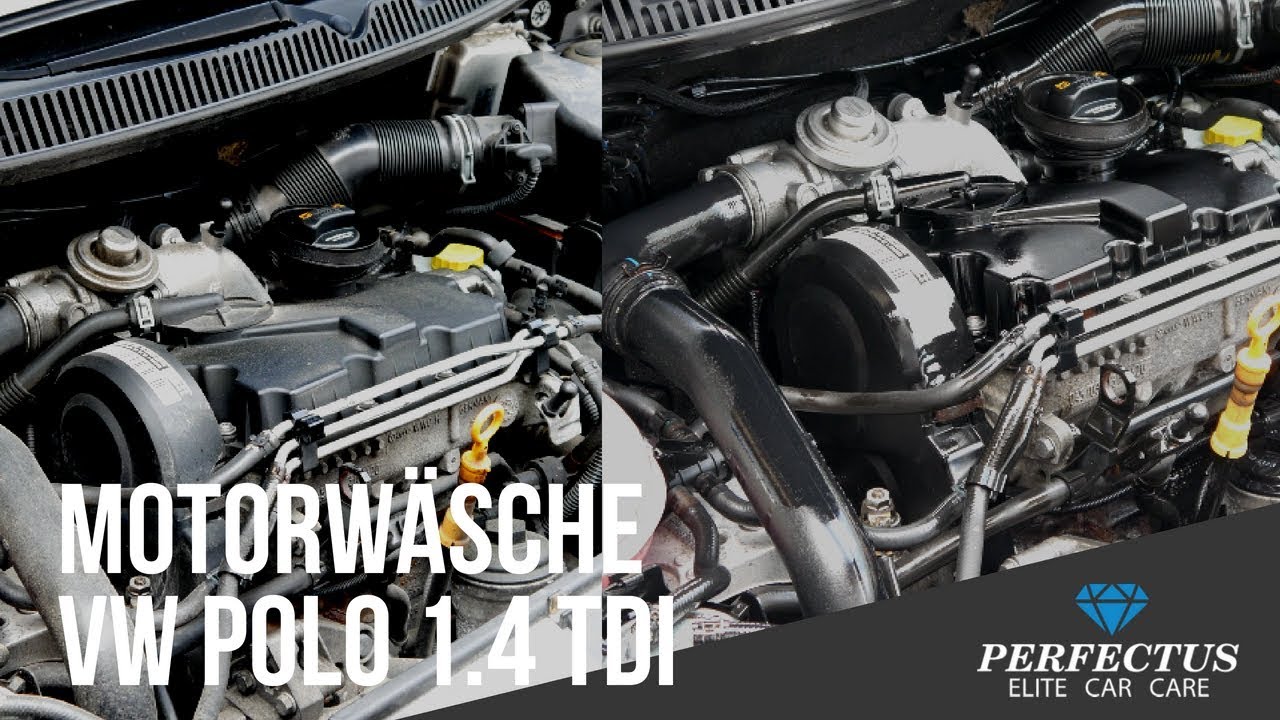 Motorwäsche für Profis - VW Polo 1.4 TDI