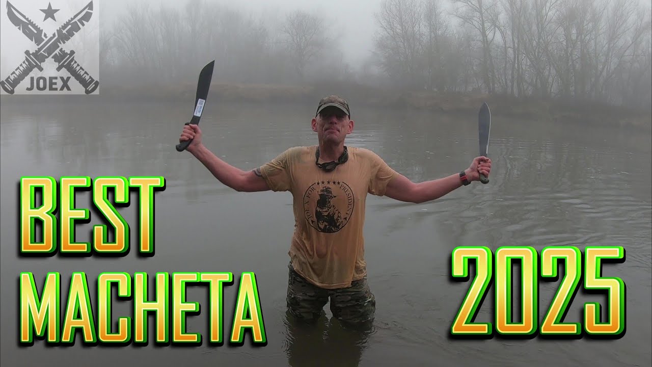 BEST MACHETES  2025 - THE VERY BEST MACHETE EVER TESTED ON THE JOEX CHANNEL - IN THE ICE RIVER