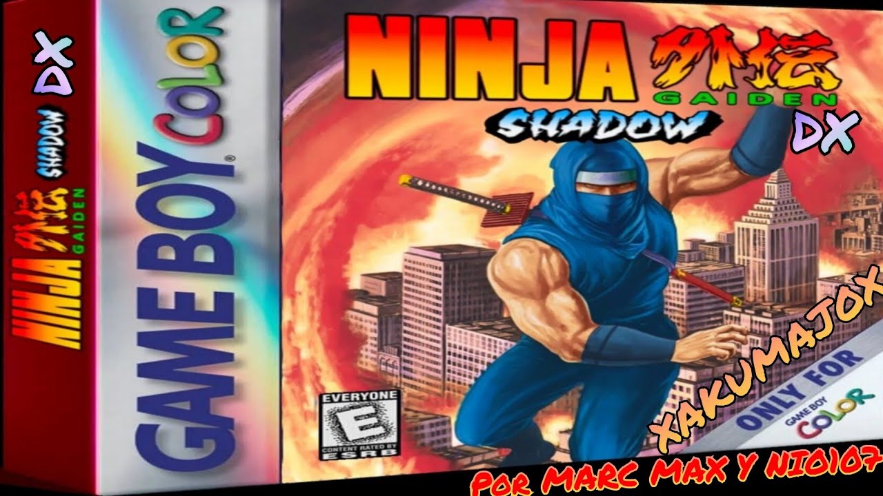 NINJA GAIDEN SHADOW DX for Game Boy Color - NO DEATH FULL GAMEPLAY!!!