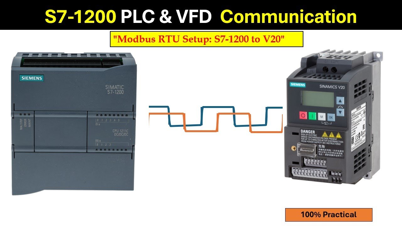 Siemens VFD Modbus Communication | Sinamics V20 Modbus RTU |