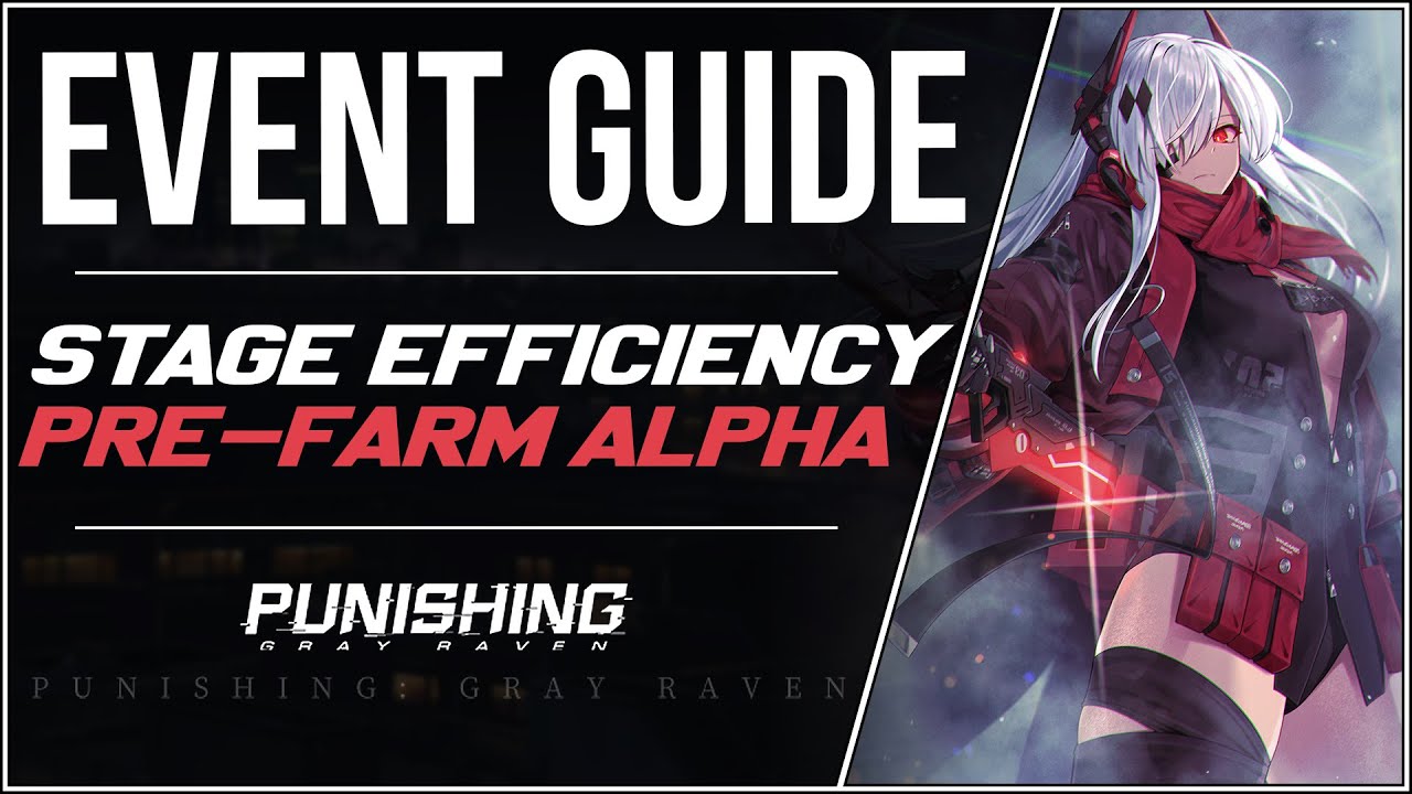[Punishing: Gray Raven] Alpha Pre-Farm + Event Farming Guide (Stage Efficiency, Shop Priority)