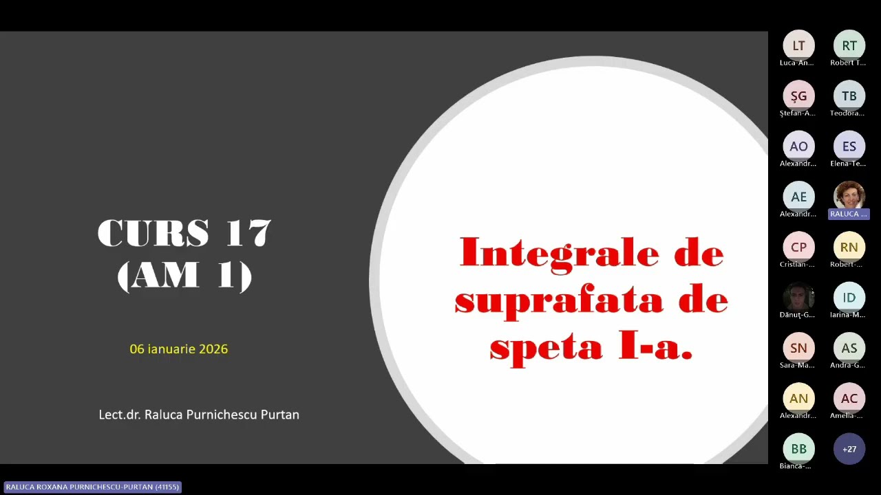 Curs 17 AM Integrale de suprafata speta 1