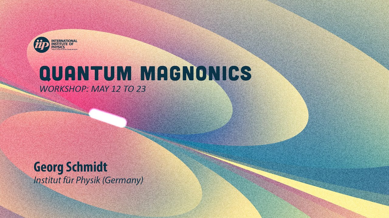 Georg Schmidt - Photom magnon coupling with micromagnets and superconducting resonators