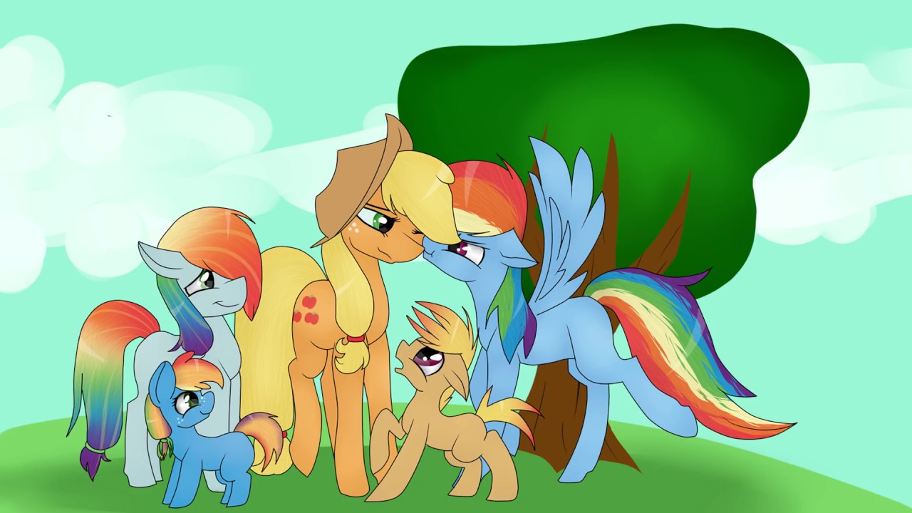The AppleDash family [Pls read desc]》speedpaint mlp《