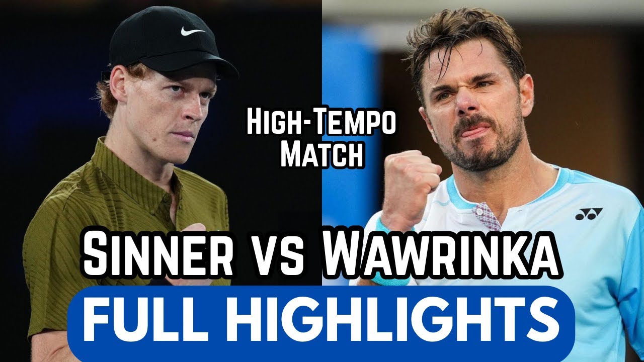 Jannik Sinner Relentless Pace vs Stan Wawrinka Full Highlights Before AO 2026 (HD)