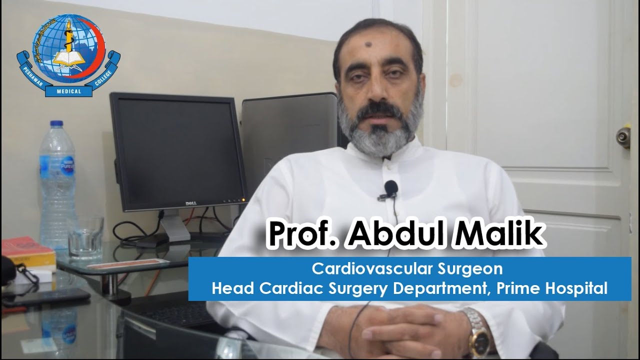 Prof. Abdul Malik talking about specialized services & facilities at Prime Hospital Peshawar