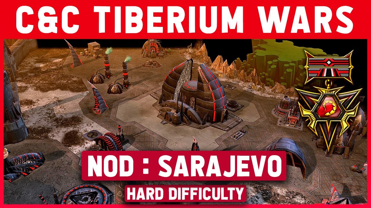 C&C 3 Tiberium Wars - Nod Mission 9 - Sarajevo [Hard / Patch 1.09] 1080p