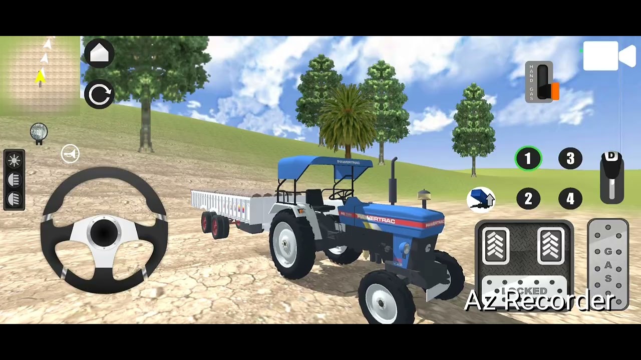 Indian Tractor Simulator Trolley Driving Game 3d Android Gameplay Video 