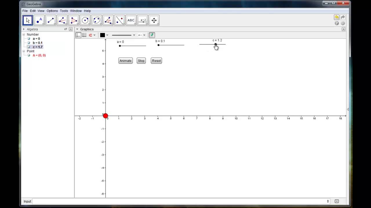 GeoGebra Tutorial 3 - Advanced Slider Uses