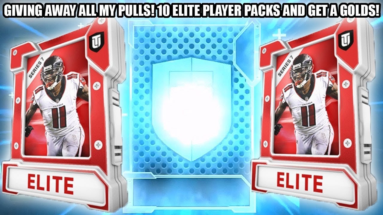GIVING AWAY ALL MY PULLS! 10 ELITE PLAYER PACKS AND GET A GOLD PACKS! | MADDEN 19 ULTIMATE TEAM