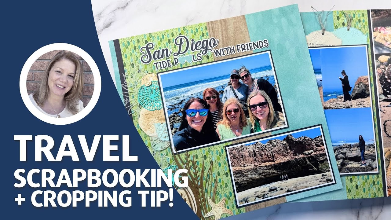 Travel Scrapbooking TIP | Crop Photos with Intention for Better Layouts | CDT Collab