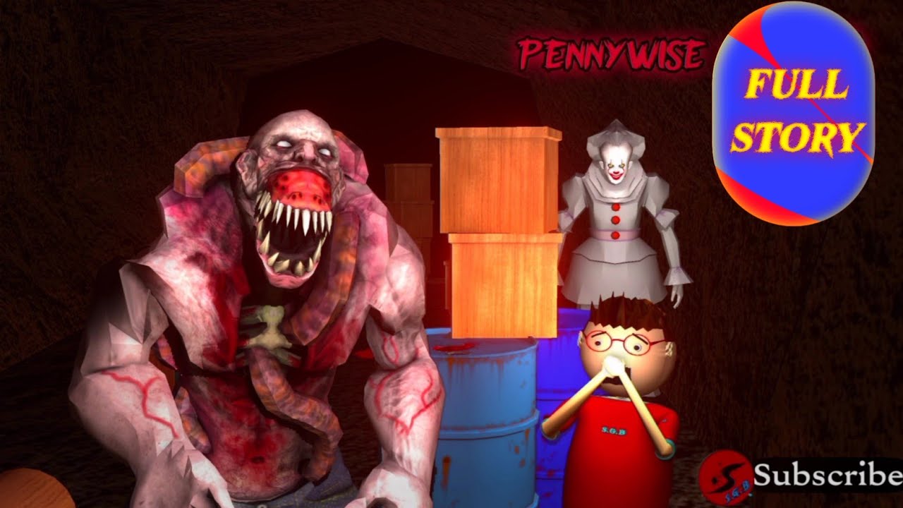Gulli Bulli and Pennywise Full Story | Horror Comedy Animation | SGB Cartoon