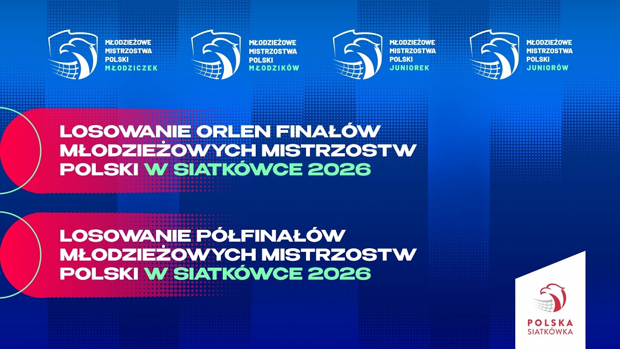 Losowanie MMP 2026: P&oacute;łfinały Młodziczek i Młodzik&oacute;w, Finały Junior&oacute;w i Juniorek