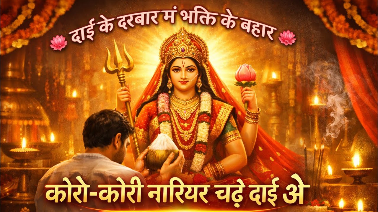 Kori Kori Nariyar chadhe dai O Chhattisgarhi Devi Bhajan || JITENDRA MISHRA 