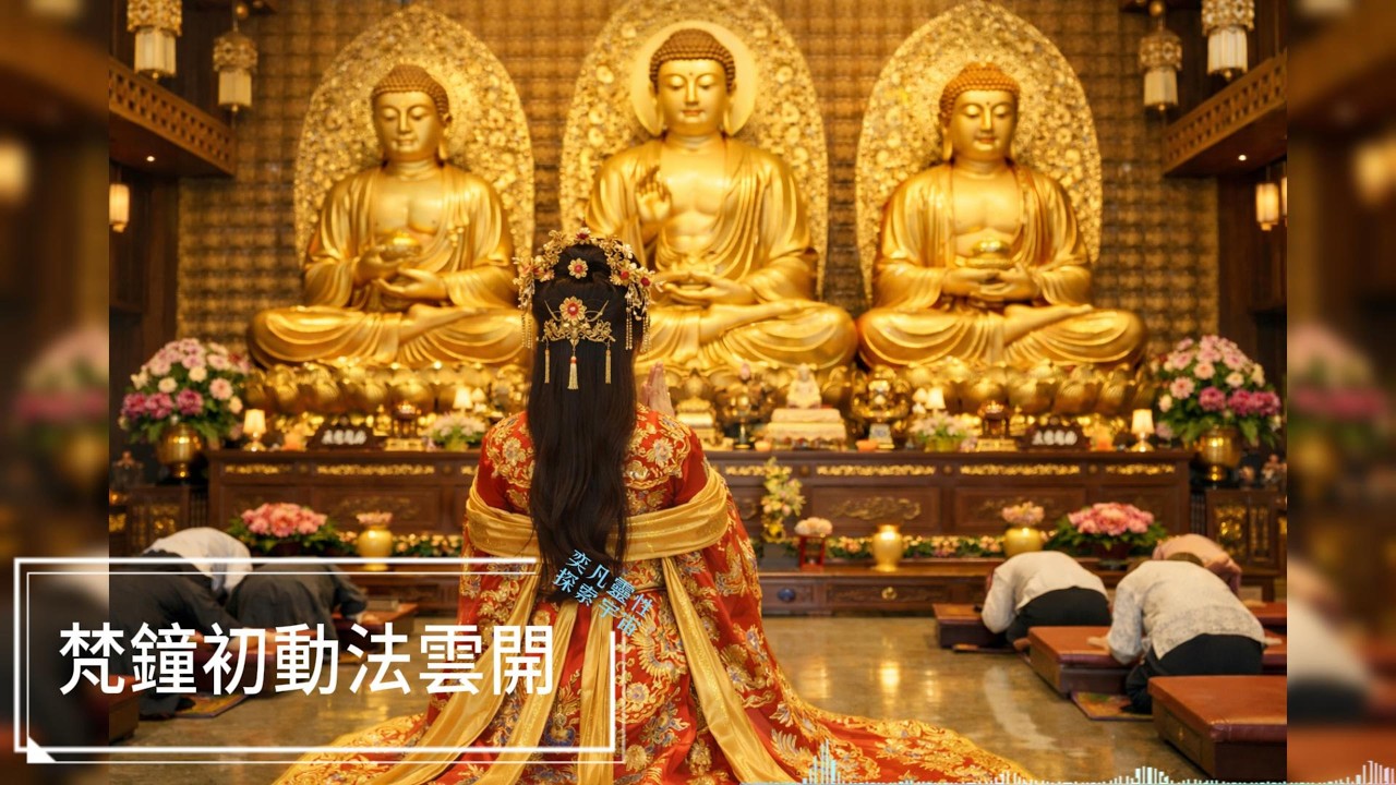 梵鐘初動法雲開｜ 佛教靜心音樂｜8分鐘深度冥想｜佛樂深度靜心佛教音樂｜淨化心靈・消除業障・開智慧