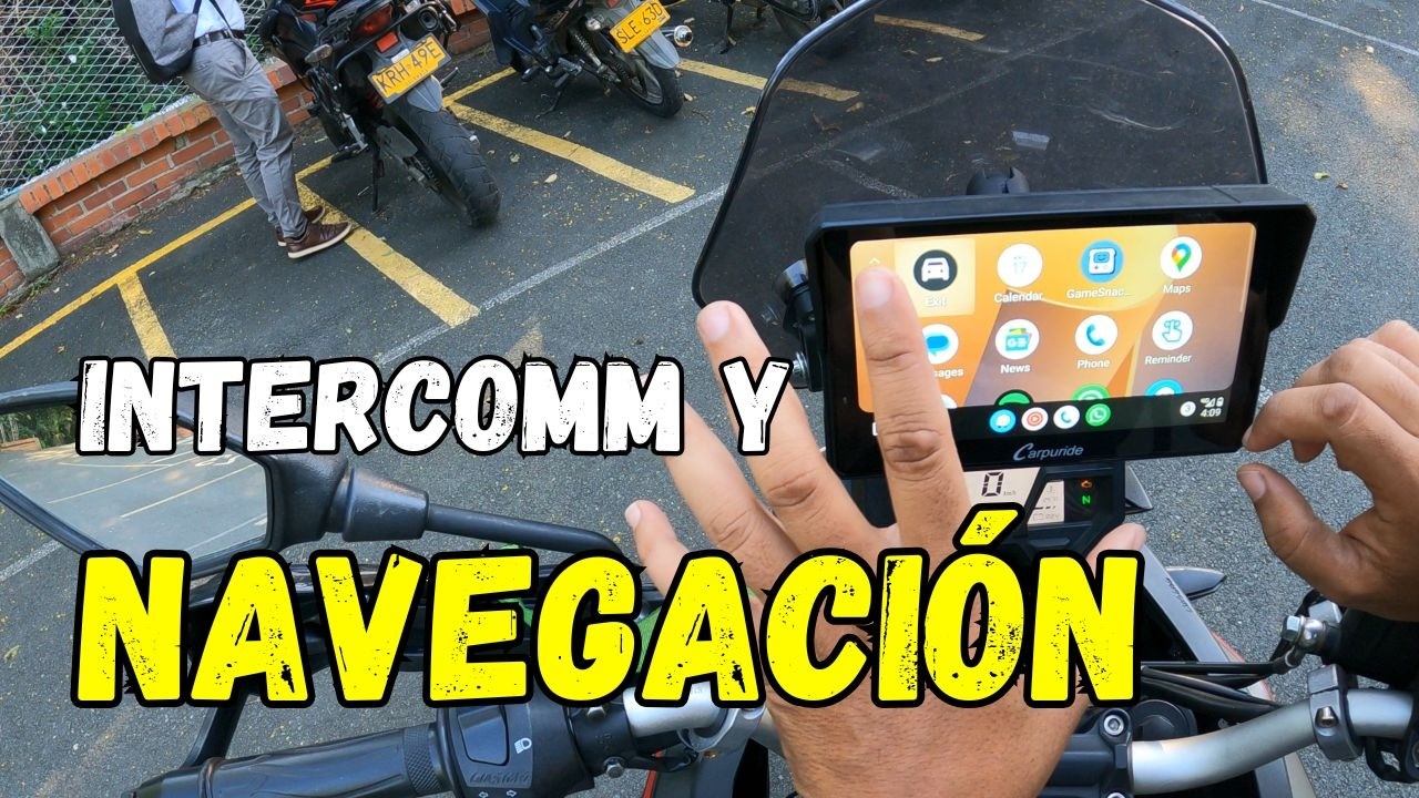 Le puse PANTALLA a mi Voge 300 DS para viajar y navegar | Carpuride W702 PRO