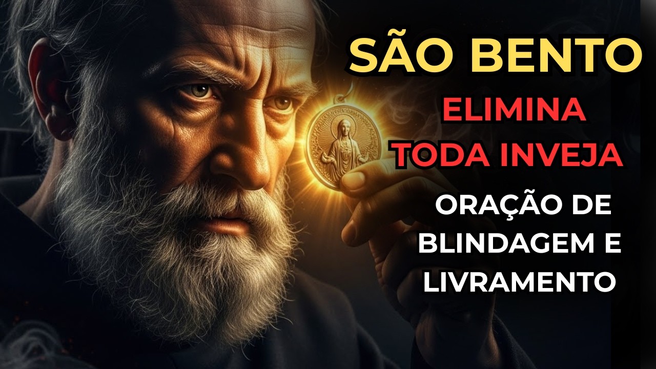 SÃO BENTO, ELIMINA TODA INVEJA — ORAÇÃO DE BLINDAGEM E LIVRAMENTO.