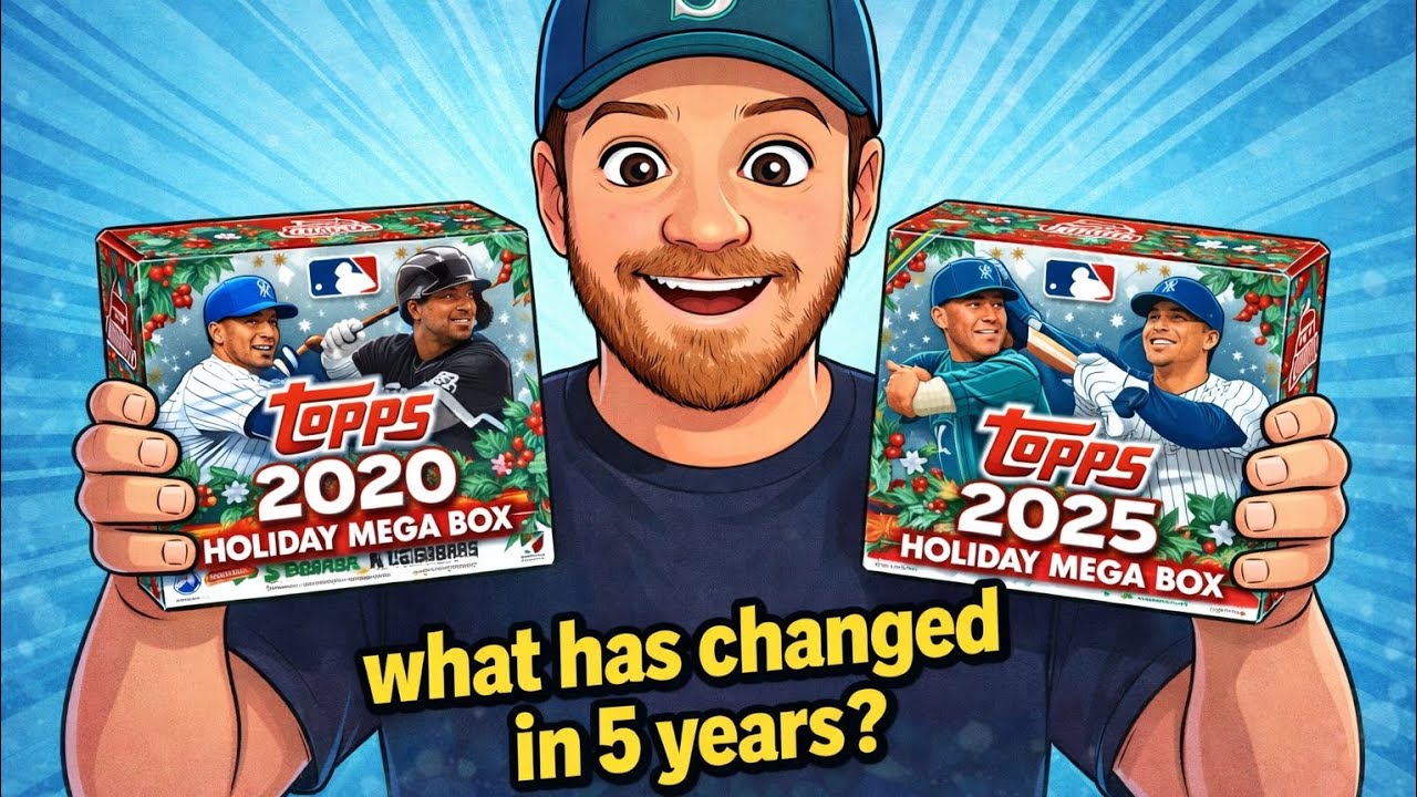 2020 vs 2025 Topps Holiday Mega Boxes! 