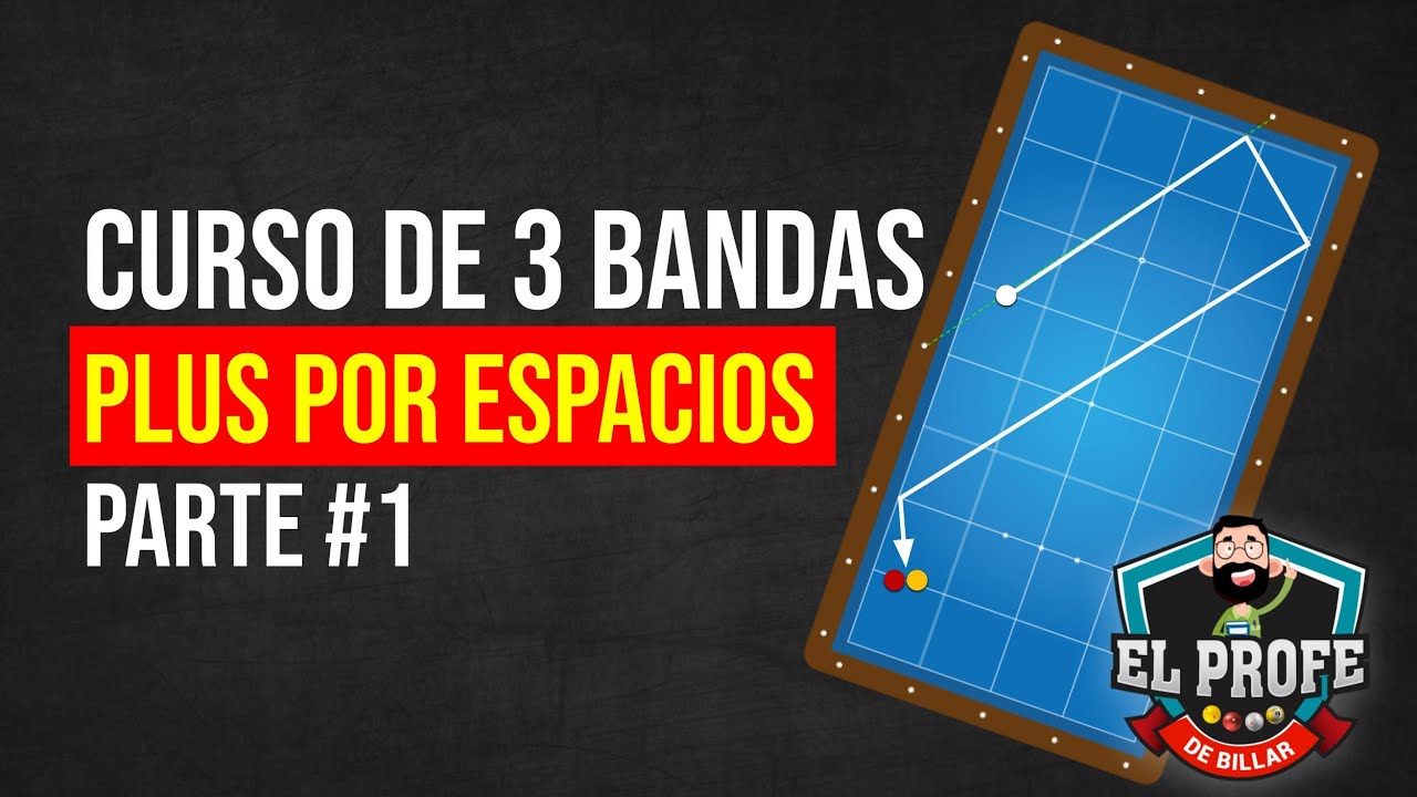 👨🏻&zwj;🏫 Curso de Billar - Sistema Plus por Espacios (Parte 1)