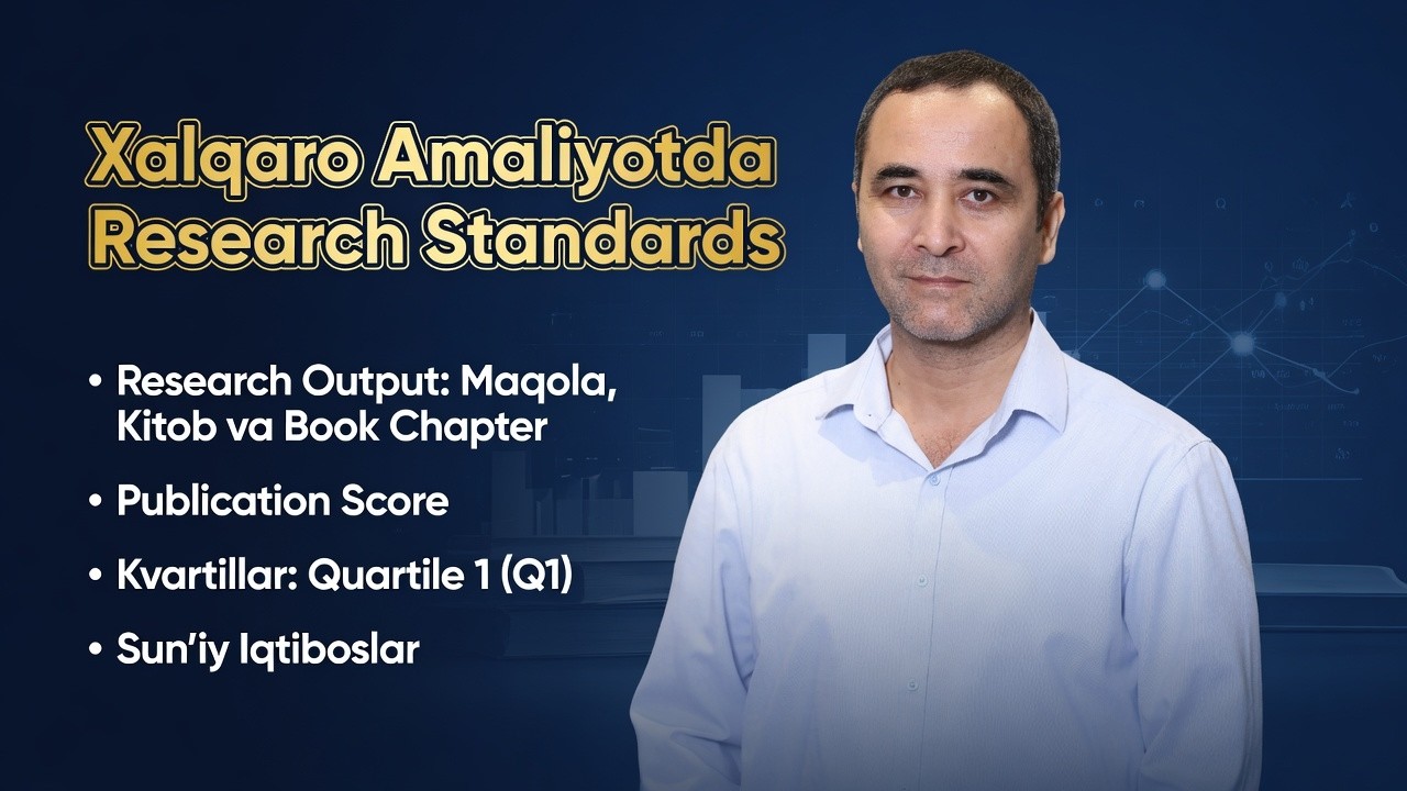 Ilmiy karyerani oshirish yo&lsquo;llari/I-video. #science #research #standards #publication #score #output