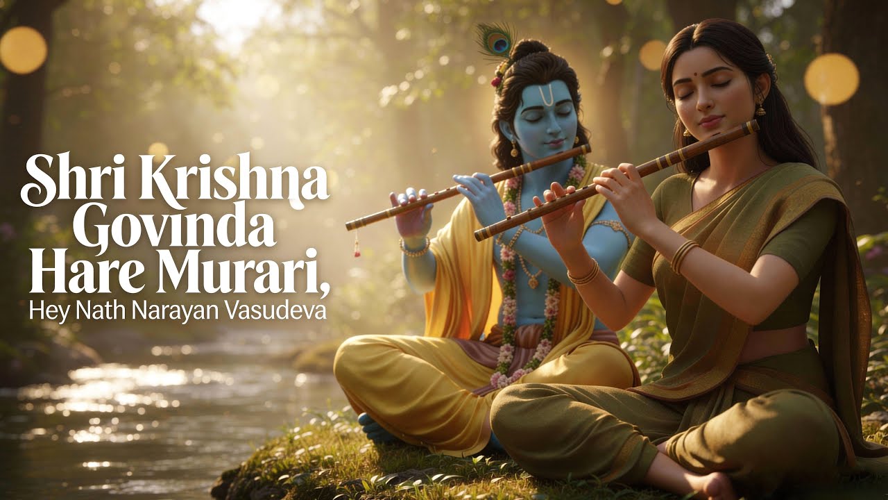 Shri Krishna Govinda Hare Murari | Best Peaceful Krishna Song | Female Voice