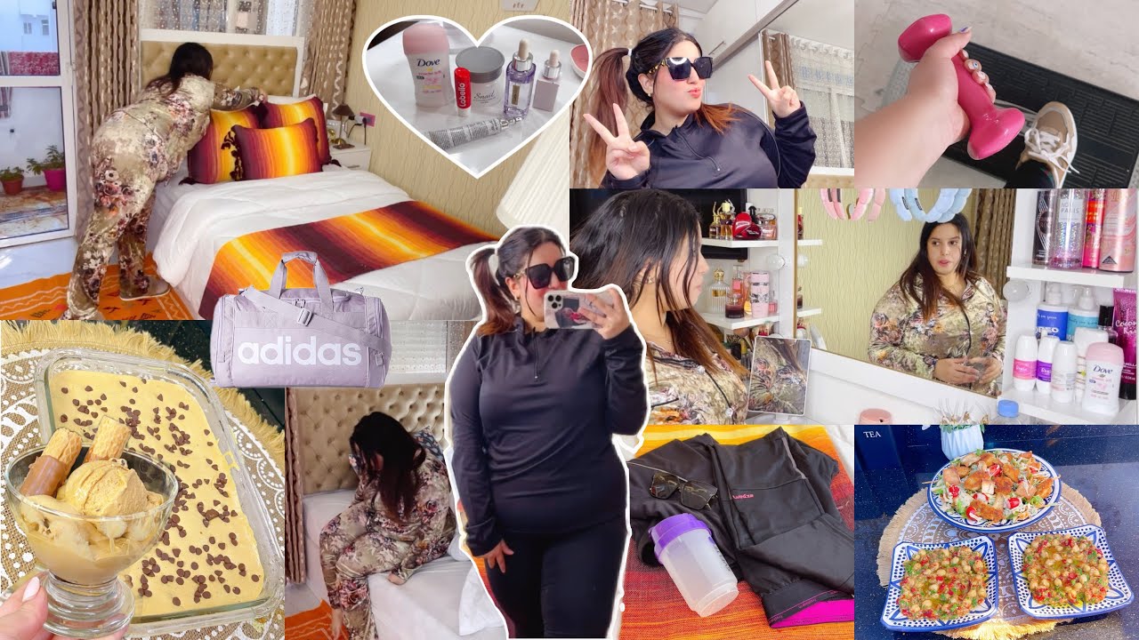 قررت نبدل حياتي🥹جديد رياضة🏃🏻‍♀️‍➡️ روتيني صباحي🌸 2 انواع من سلطة صيفية كلاص بنكهة قهوة