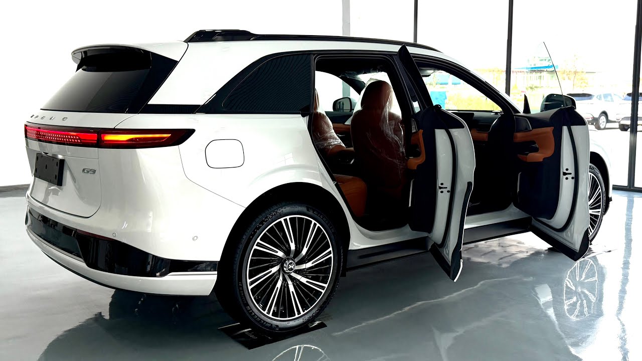 XPENG G9 2025  Luxury EV SUV - detailed Walk-around