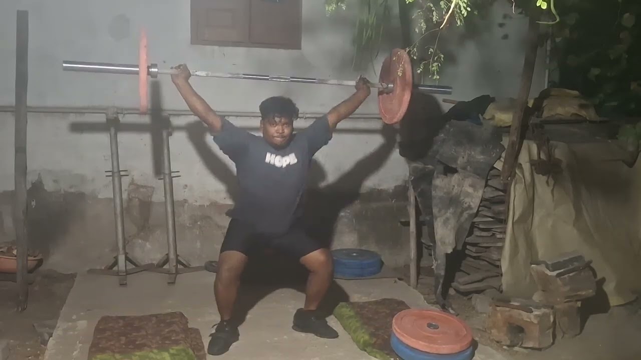 Today evening practice pose hang snatch weightlifting training snatch     indian weightlifting🏋‍♀️🇮🇳