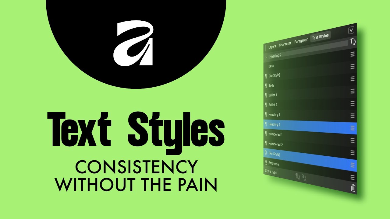 Master Text Styles in Affinity Layout (Fast & Easy Tutorial)