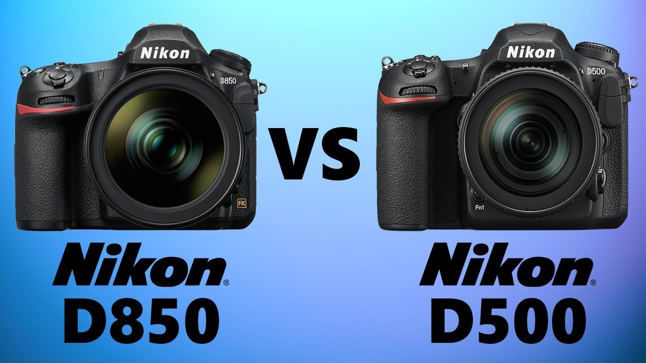 Nikon D850 vs Nikon D500