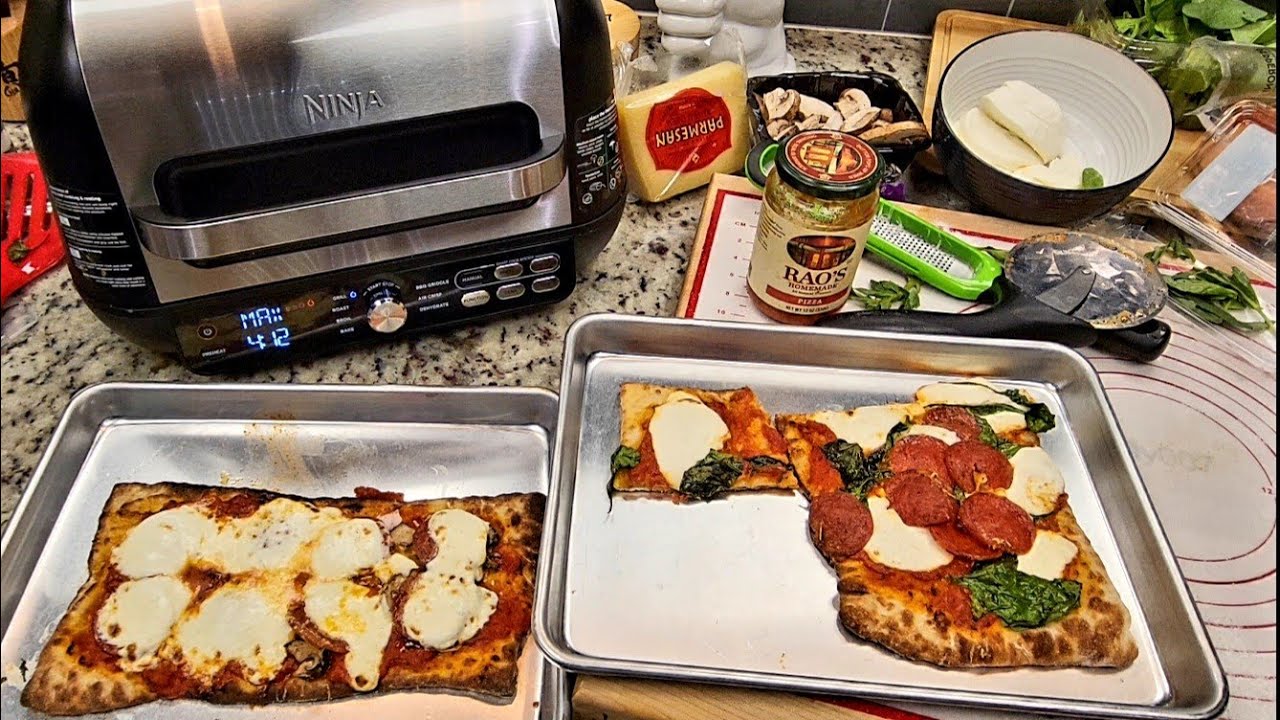 🍕 Ninja Foodi Grill & Griddle Homemade PIZZA Fresh not frozen
