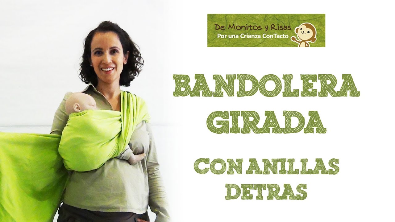 Bandolera girada con anilla a la espalda