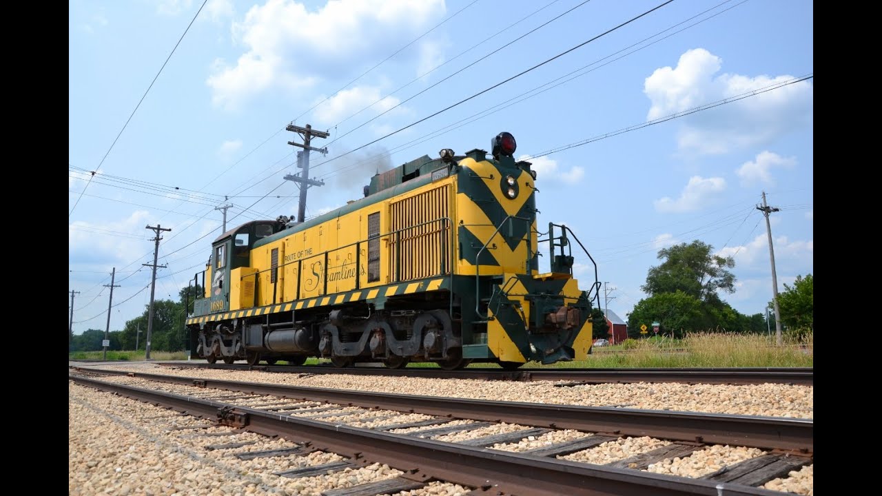 Illinois Railway Museum's Diesel Days 2014 The Parade of Trains