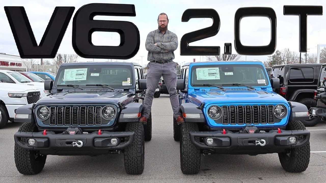 Which Wrangler Engine Is Best? (2025 Wrangler 2.0T vs 2025 Wrangler V6)